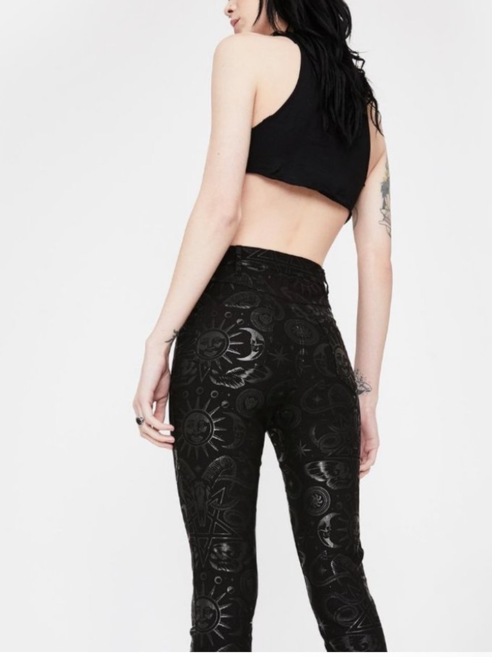 Killstar "Temple" High-Waist Trousers size XXL Preowned